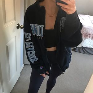 vintage champion zip up